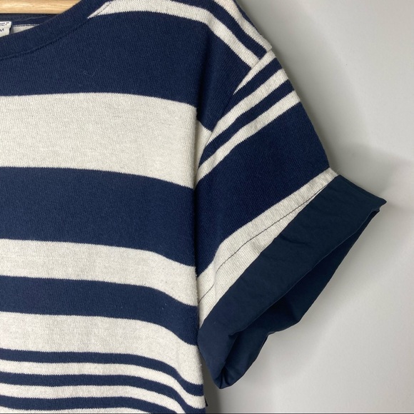 Vineyard vines striped ruffle shirt dress medium - Picture 4 of 7